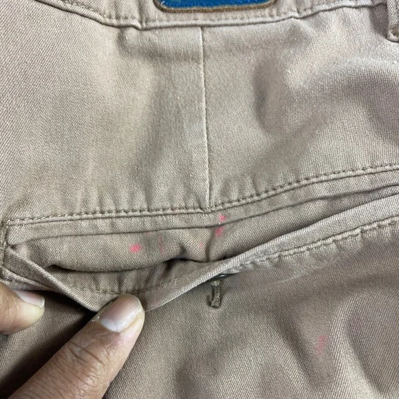 Mugsy Jeans Belmots Tan Khaki Straight Leg Casual Pants Mens 36x32 - Picture 15 of 16